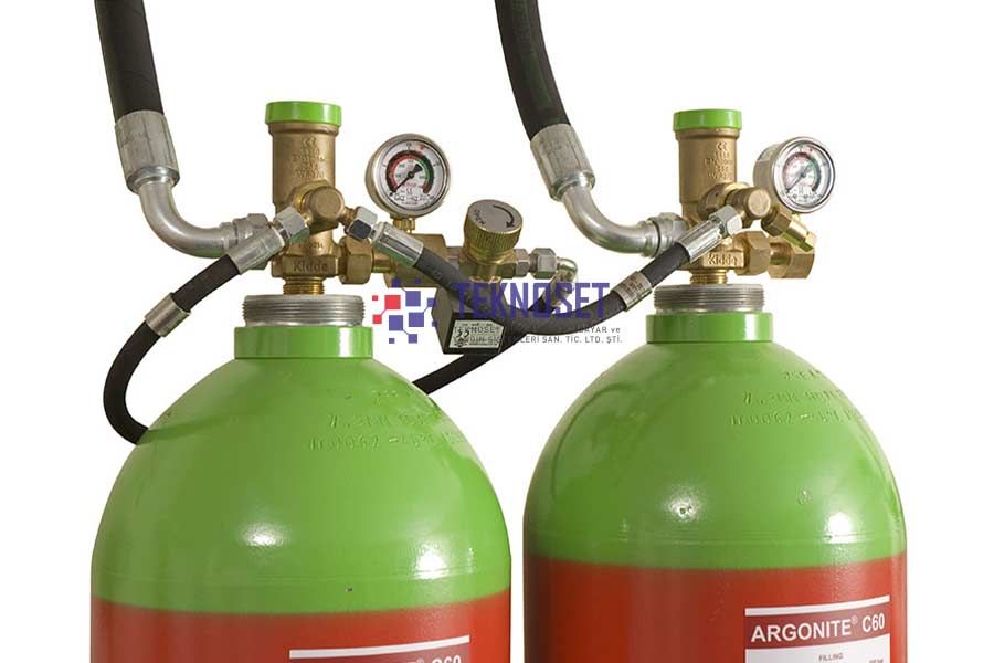 Argon (INERT) Gazlı Söndürme Sistemleri Avantajları - Teknoset Güvenlik Yangın