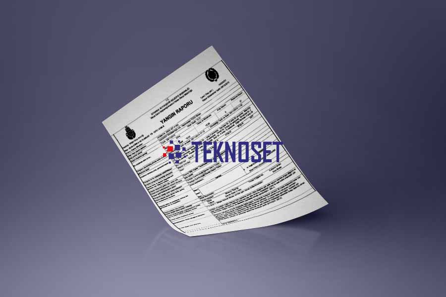 İtfaiye Yangın Raporu İçin Gerekli Evraklar - Teknoset Yangın ve Güvenlik